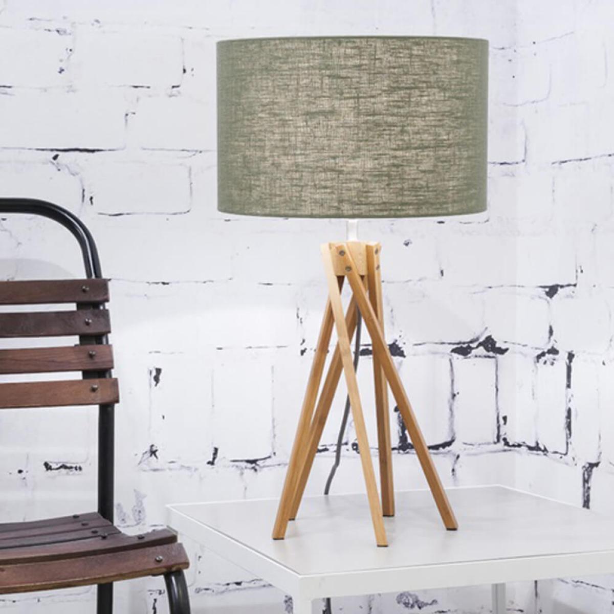 Natural/Green Forest Kilimanjaro Bamboo Table Lamp – image 2