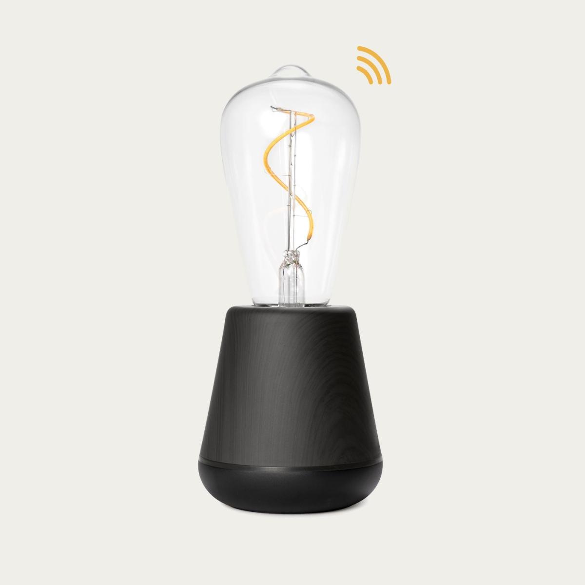 Black Wood Smart One Table Light