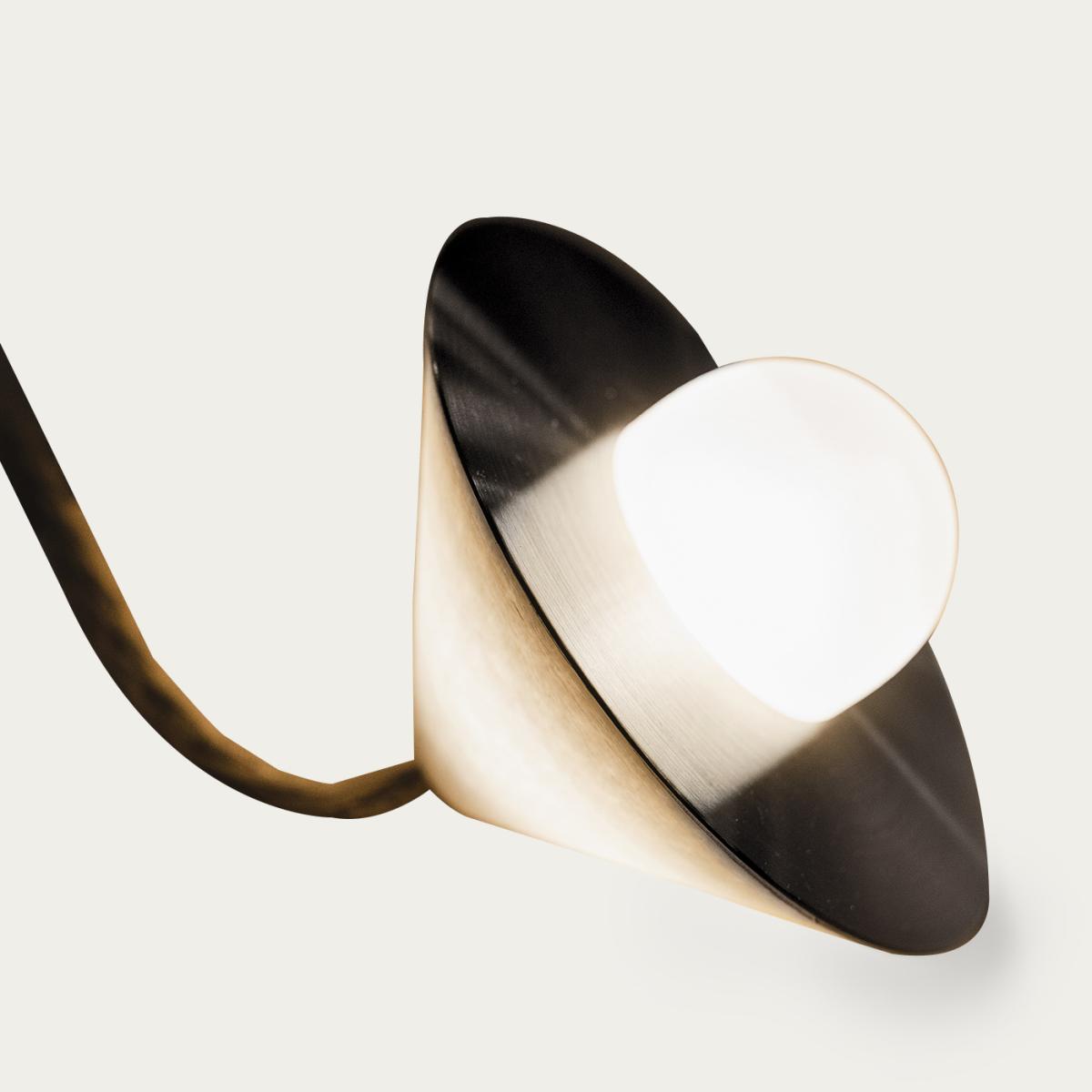 Blackended Brass Alba Top Table Lamp - EU Plug