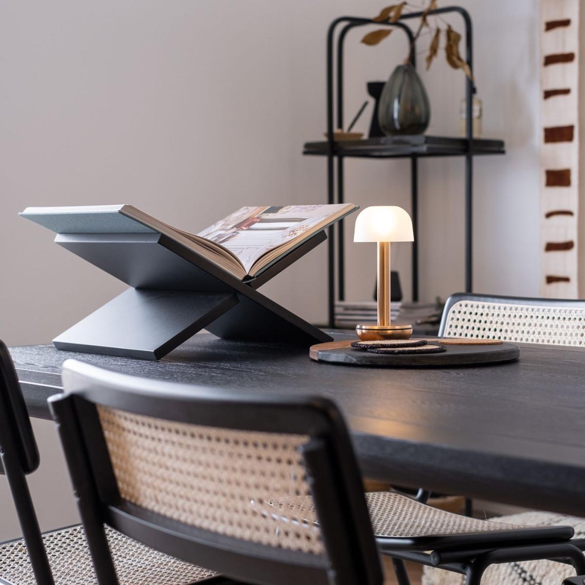 Gold Frosted Glass Two Table Light – image 5