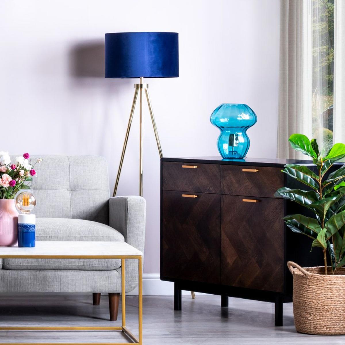 Mushroom Table Lamp, Teal – image 8