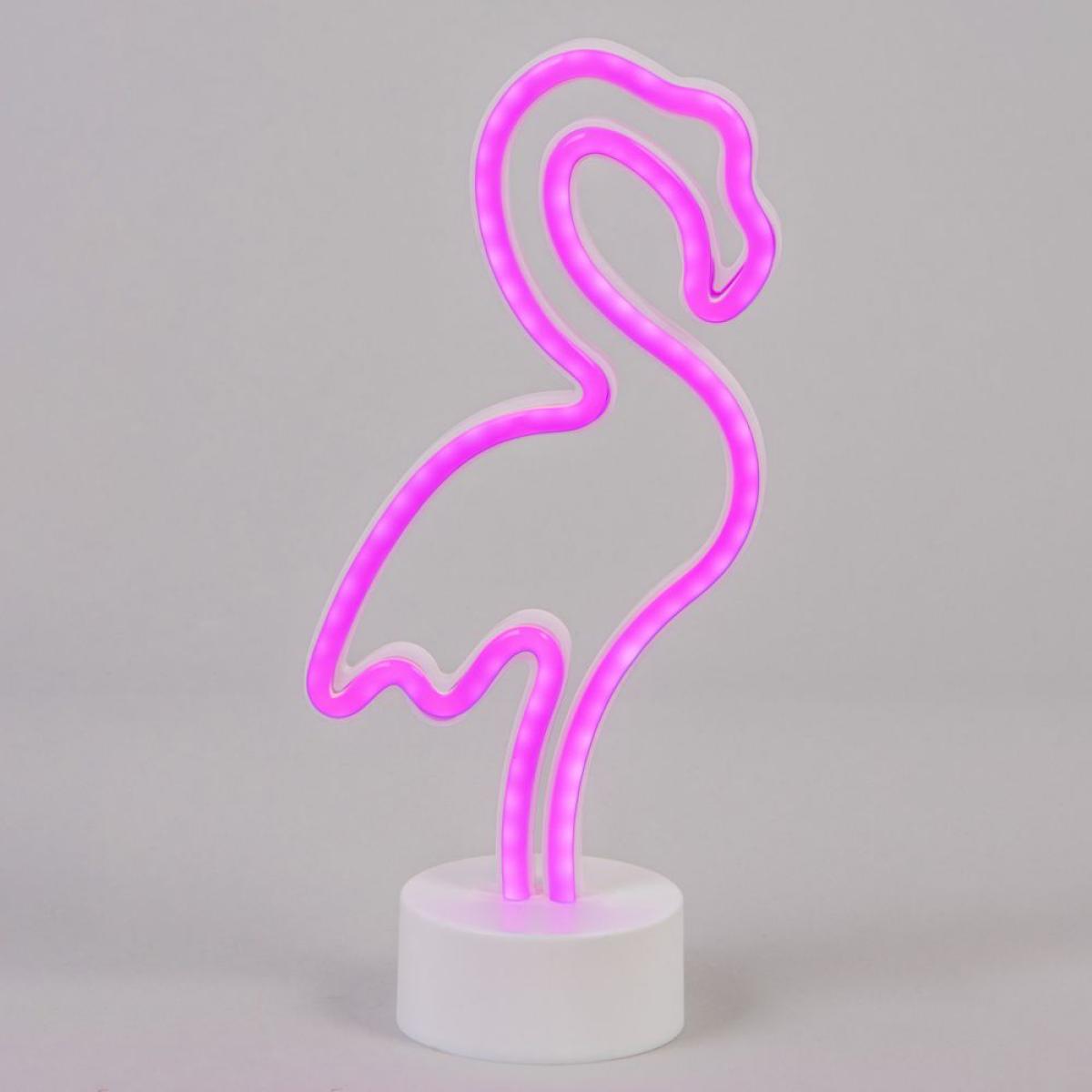 Glow Flamingo Neon Table Lamp, Pink – image 3