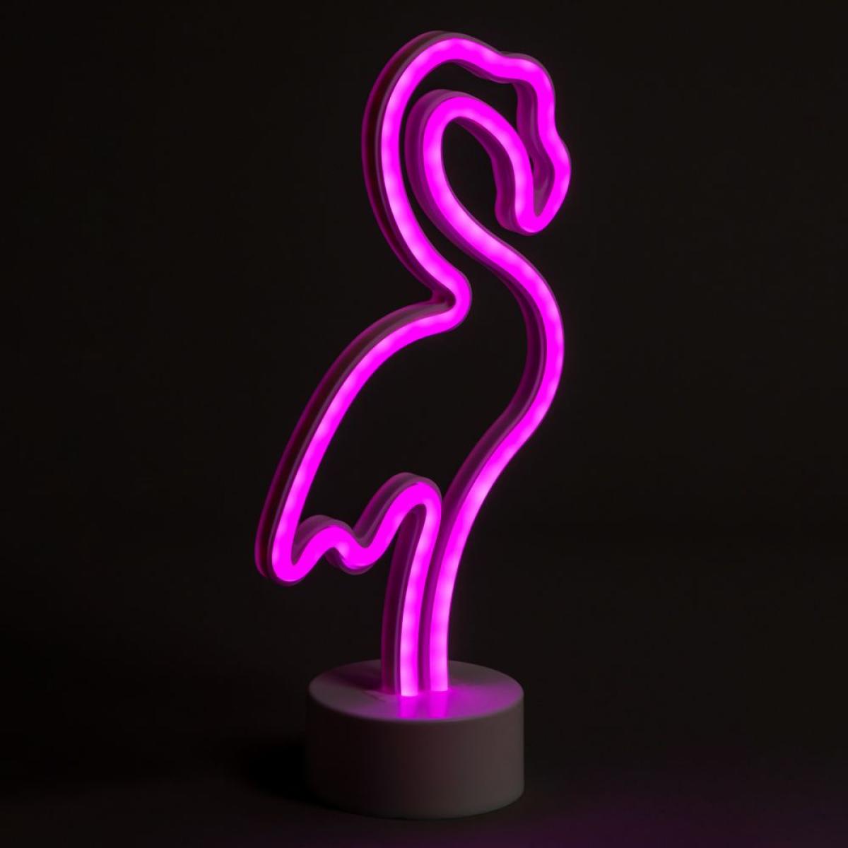 Glow Flamingo Neon Table Lamp, Pink – image 5