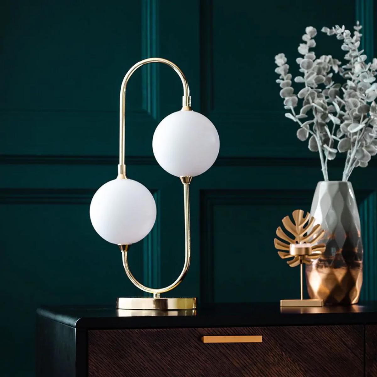 Beryl LED Table Lamp, Brass – image 3