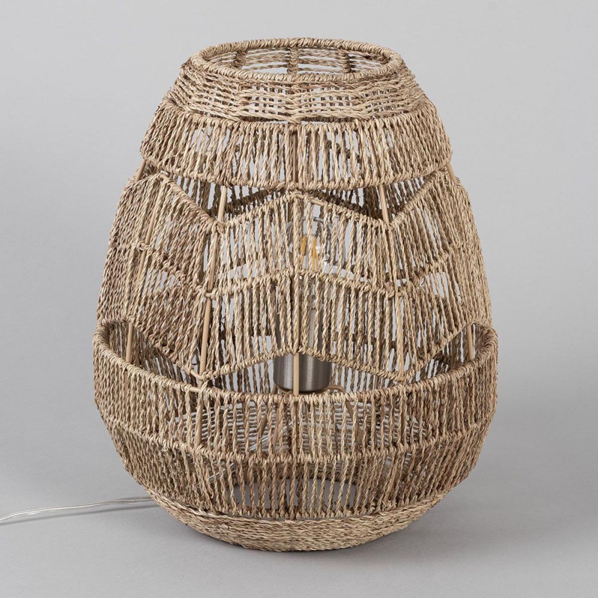 Jute String Table Lamp, Natural – image 4
