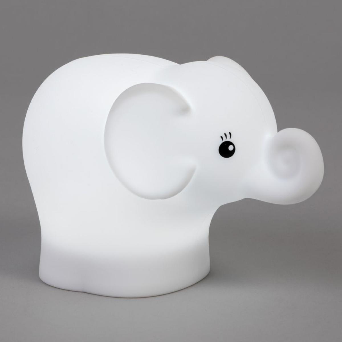 Glow Elephant Colour Changing Night Light, White – image 2