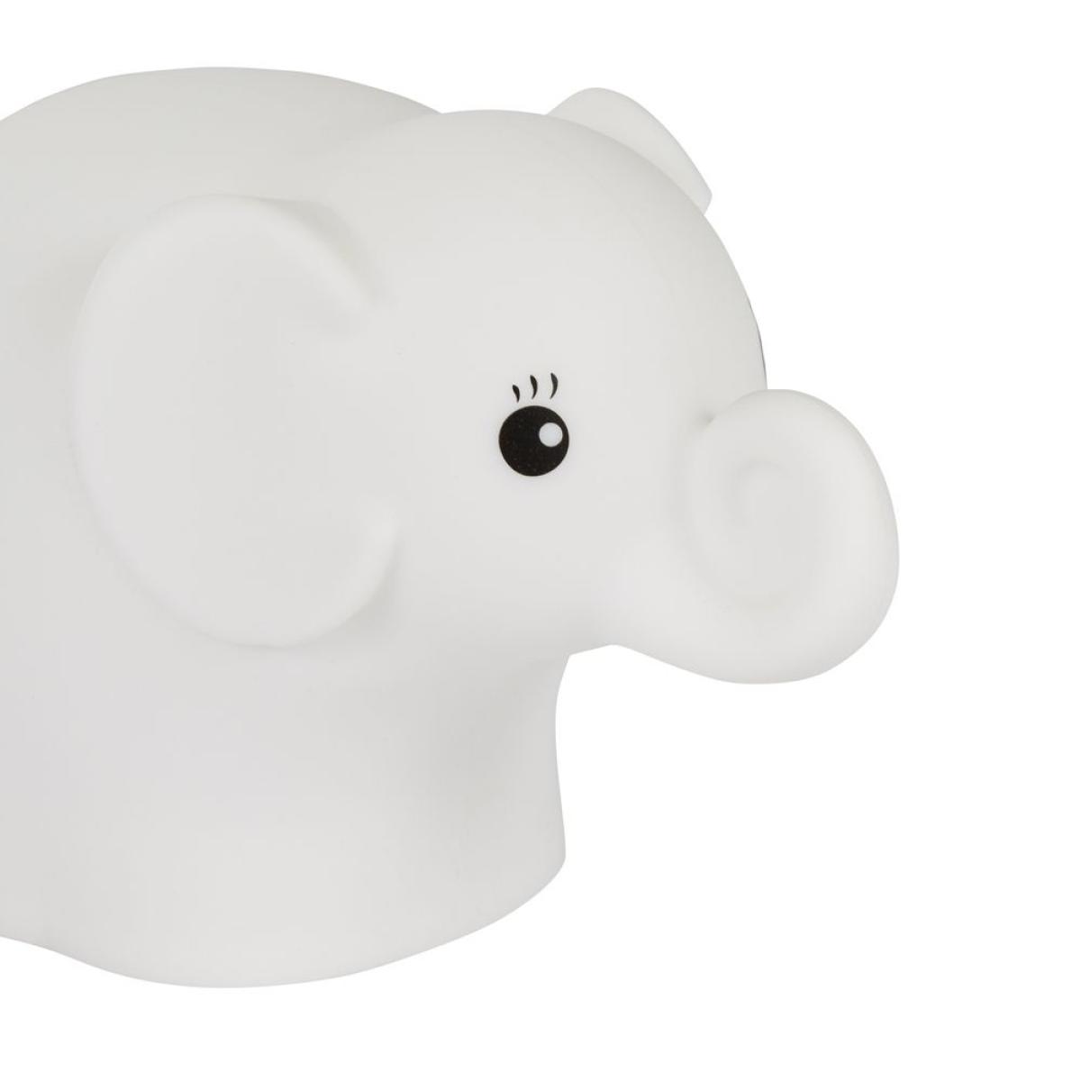 Glow Elephant Colour Changing Night Light, White – image 6
