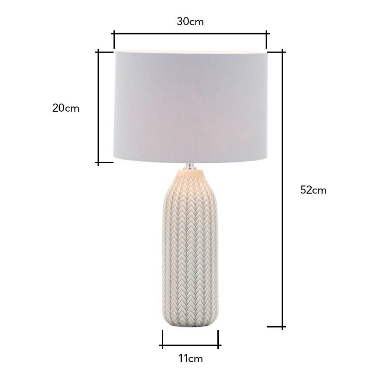 Quentin Table Lamp, Grey – image 7