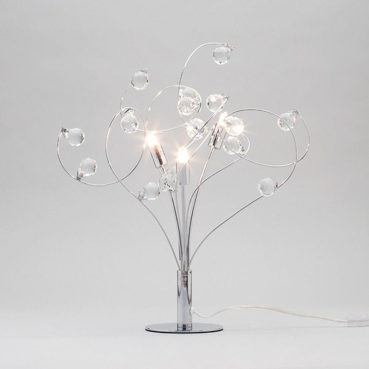 Lila Table Lamp, Chrome – image 3