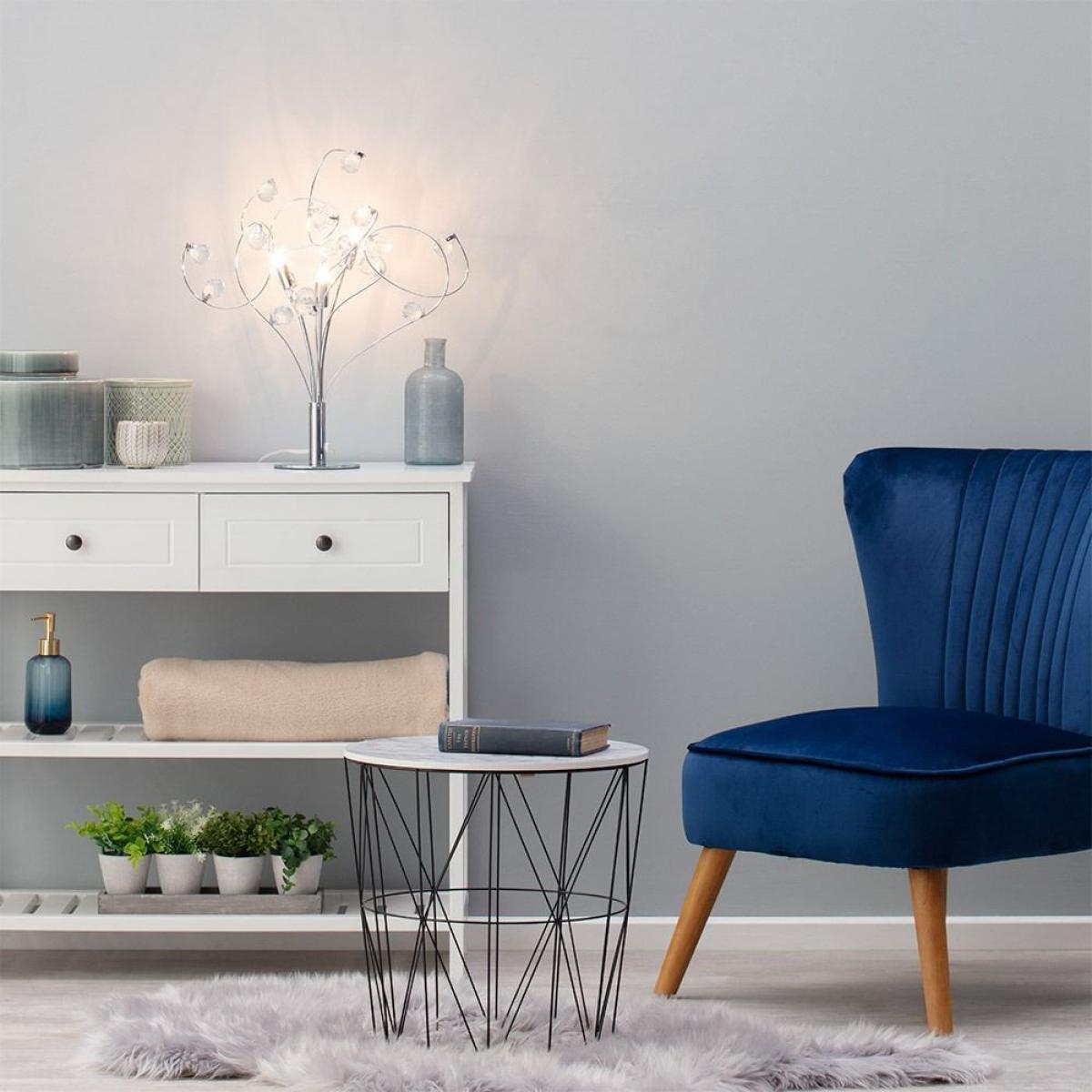 Lila Table Lamp, Chrome – image 6