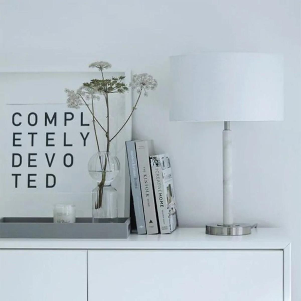 Joshua Marble Table Lamp, White – image 3