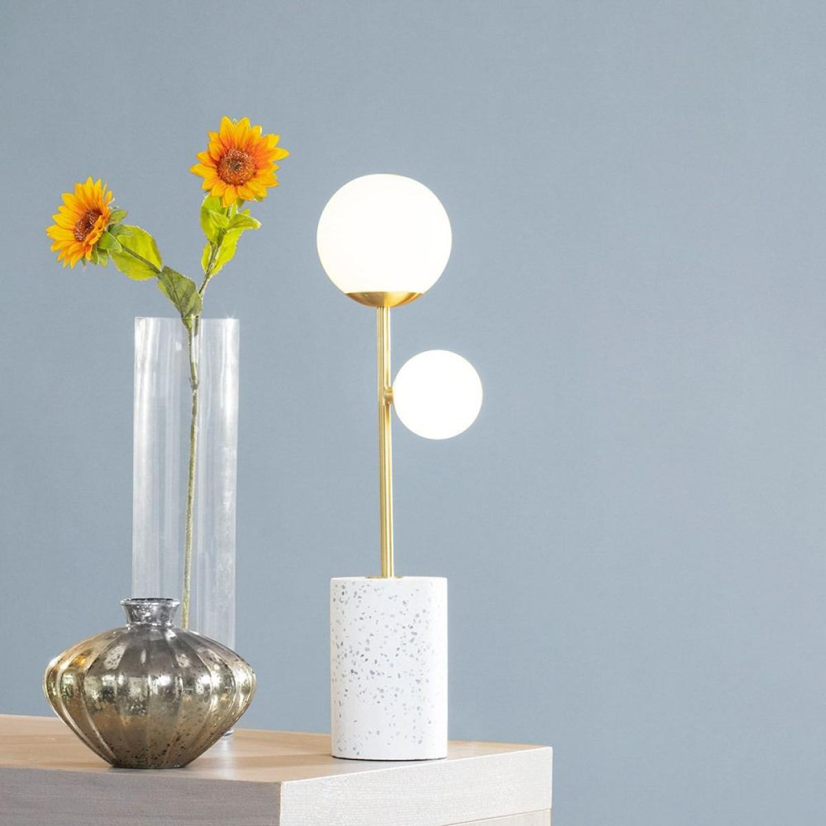 Forella Terrazzo Table Lamp, Brass – image 7