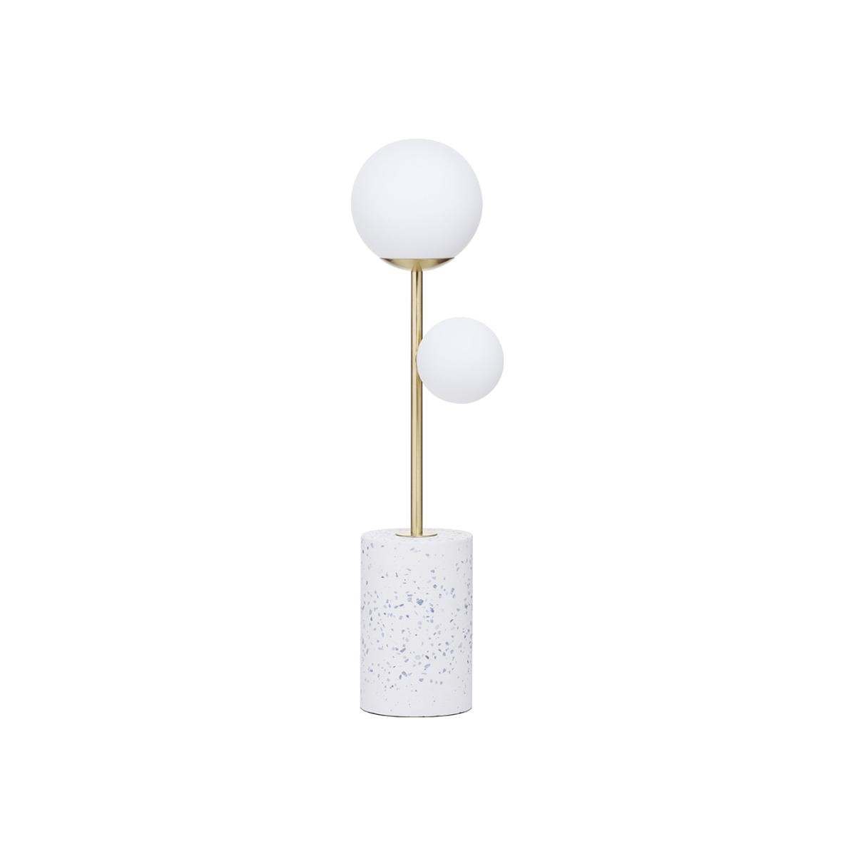 Forella Terrazzo Table Lamp, Brass – image 1