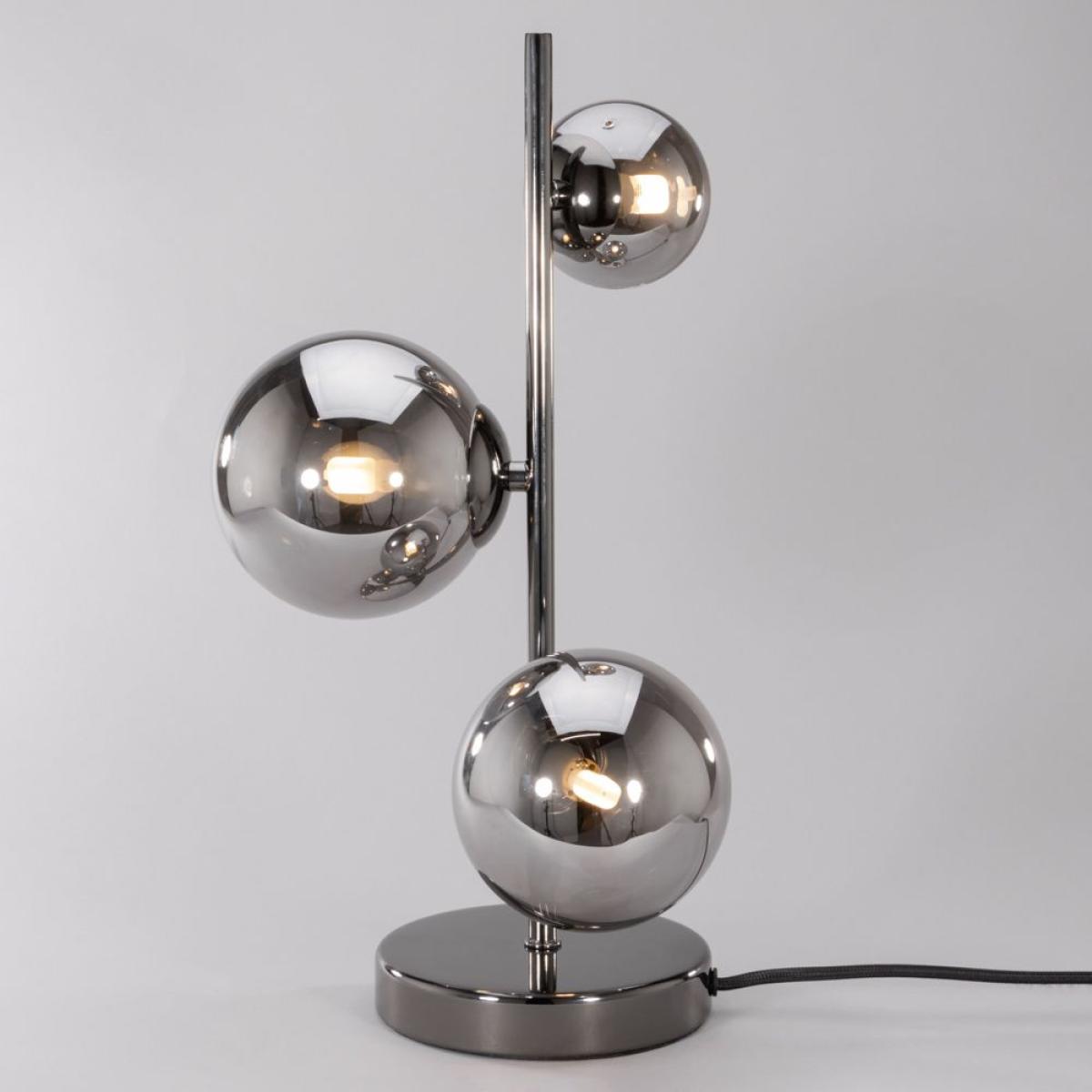 Halley 3 Ball Table Lamp, Smoke – image 3
