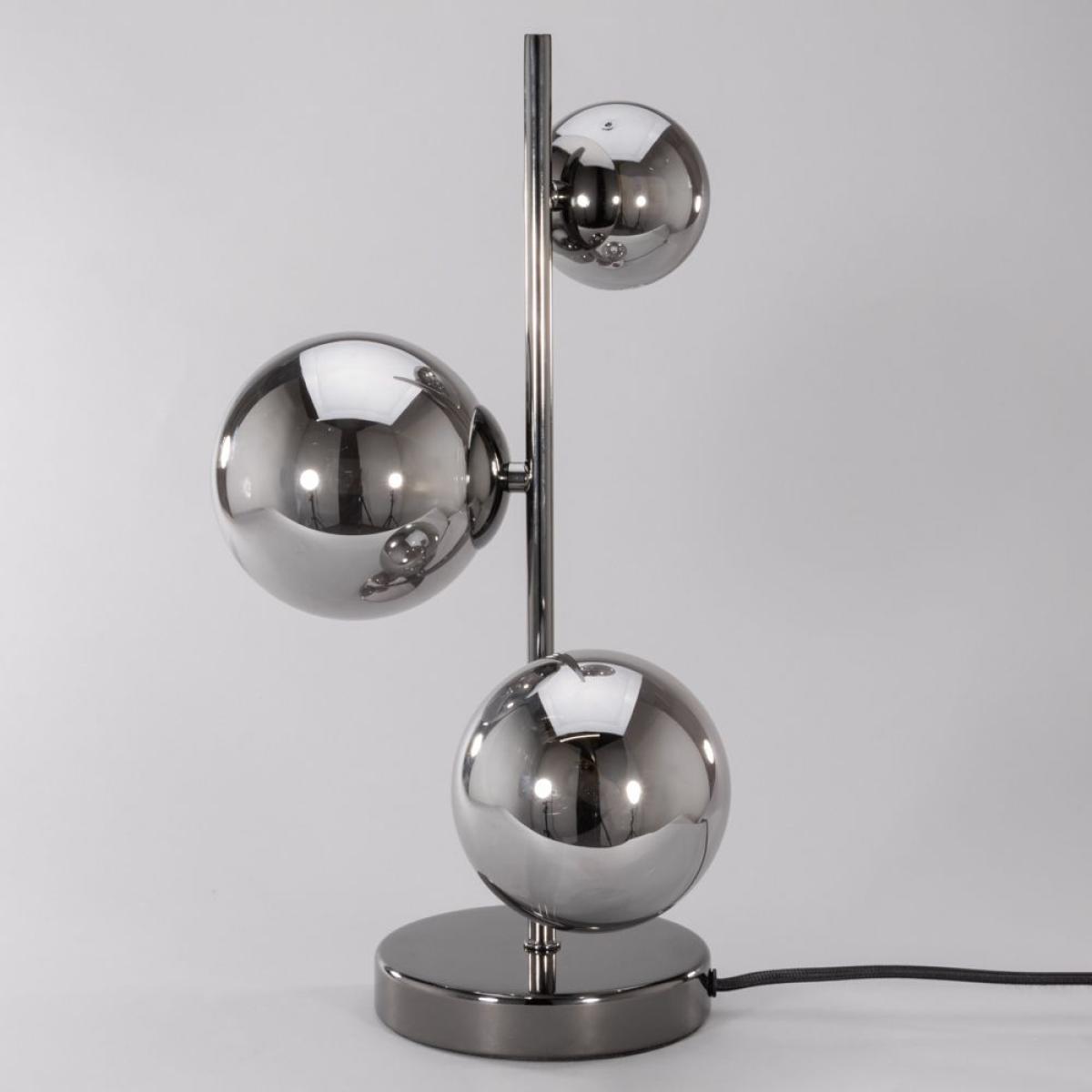 Halley 3 Ball Table Lamp, Smoke – image 4