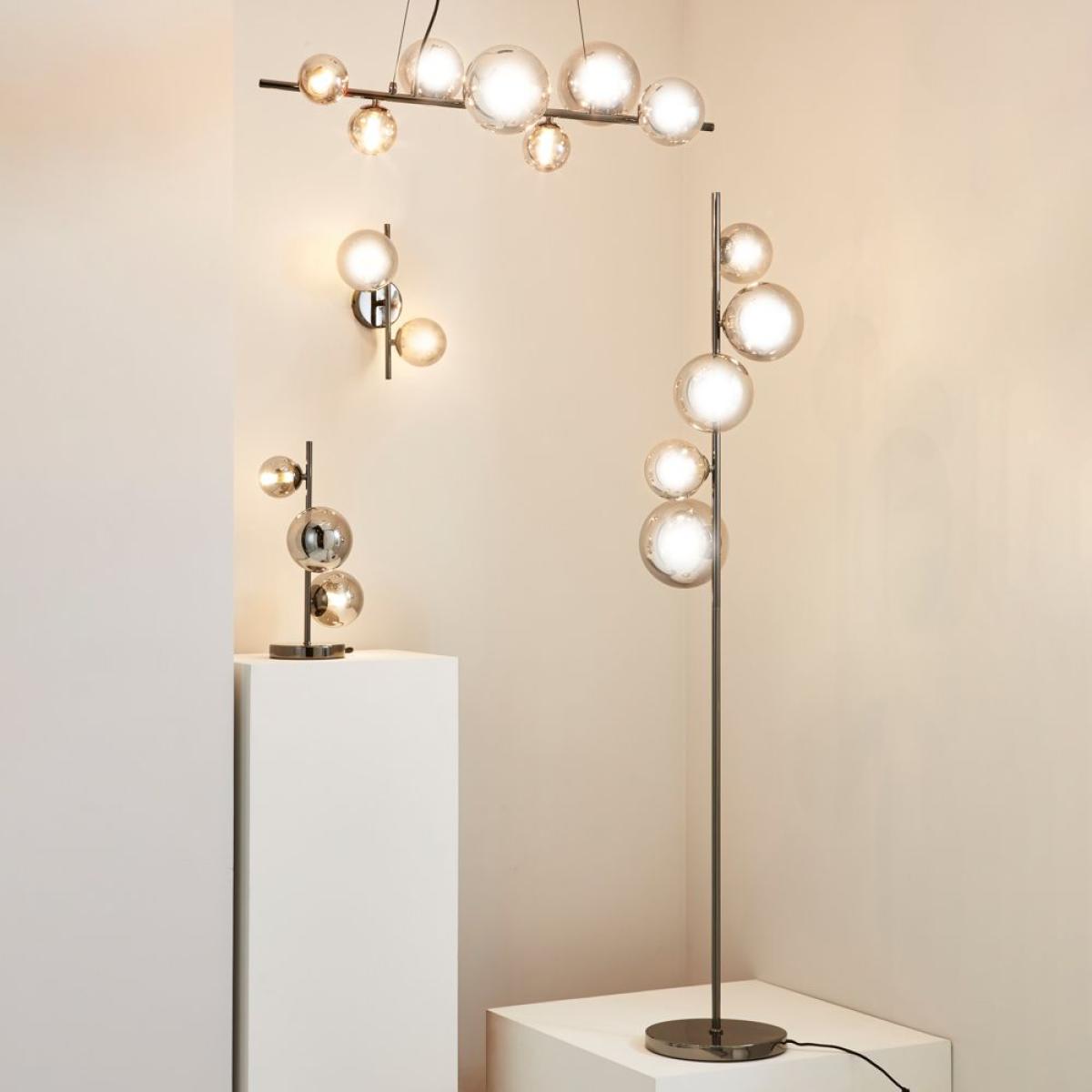 Halley 3 Ball Table Lamp, Smoke – image 6