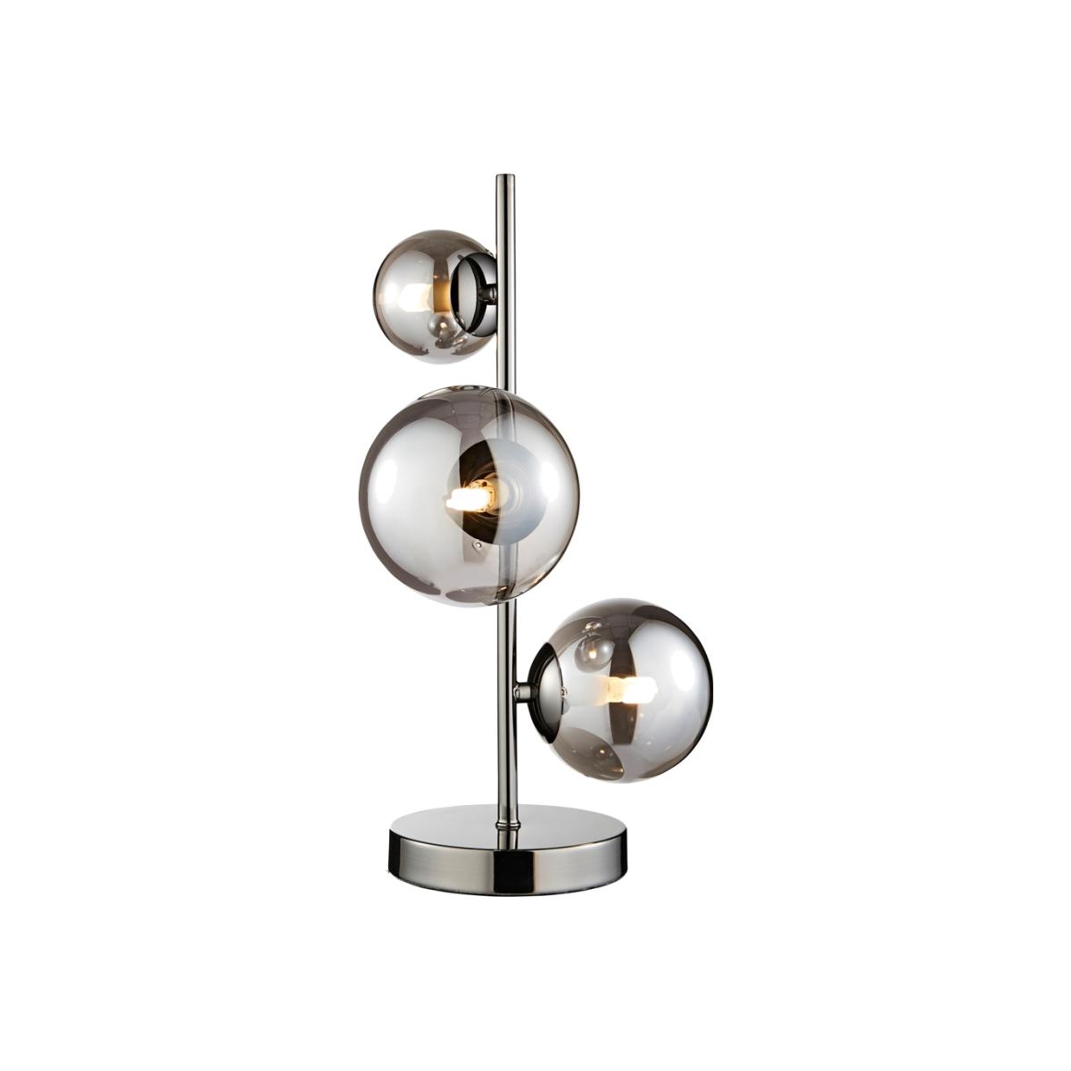 Halley 3 Ball Table Lamp, Smoke – image 1