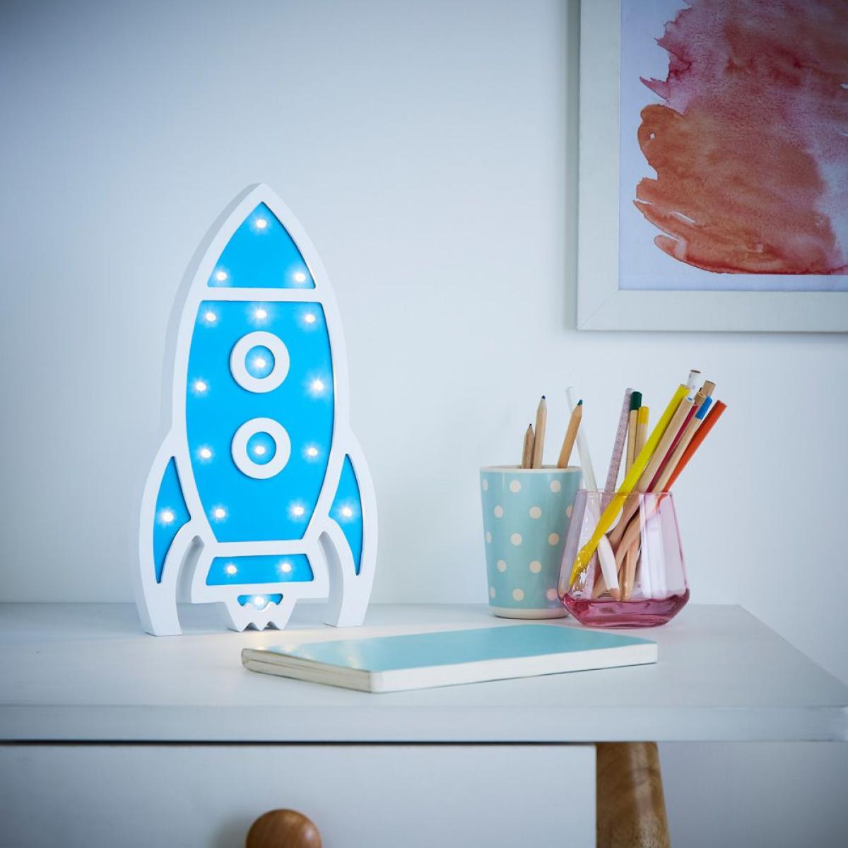 Glow Rocket Table Lamp, Blue – image 2