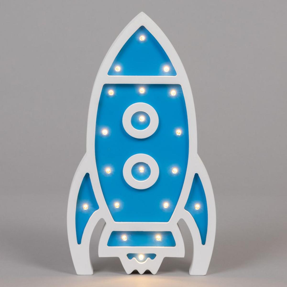 Glow Rocket Table Lamp, Blue – image 3