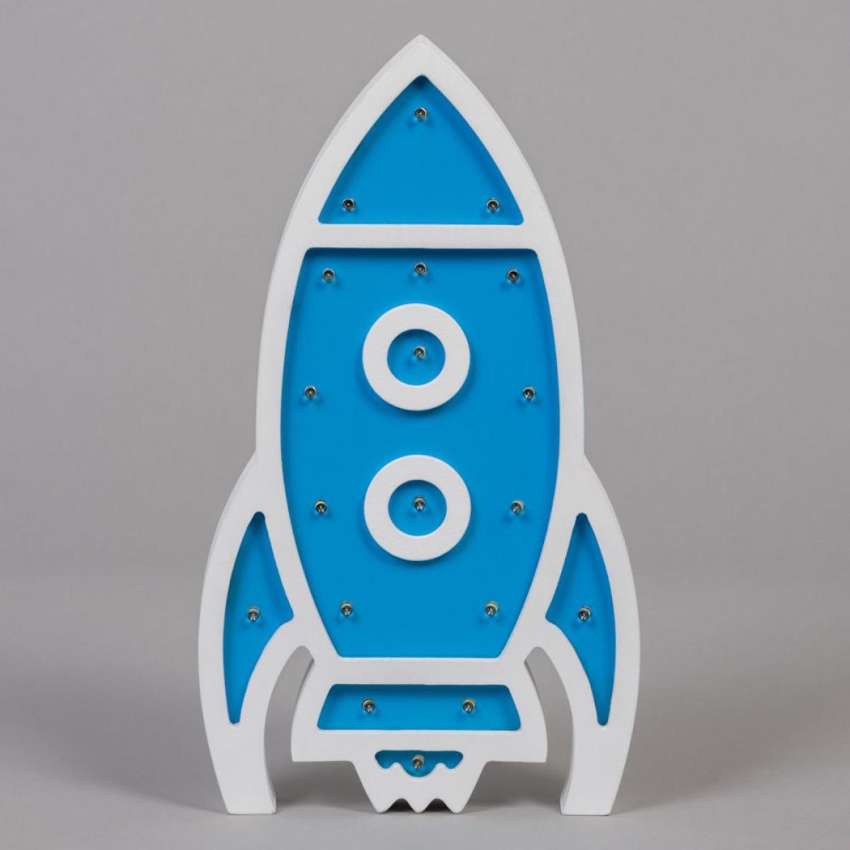 Glow Rocket Table Lamp, Blue – image 4