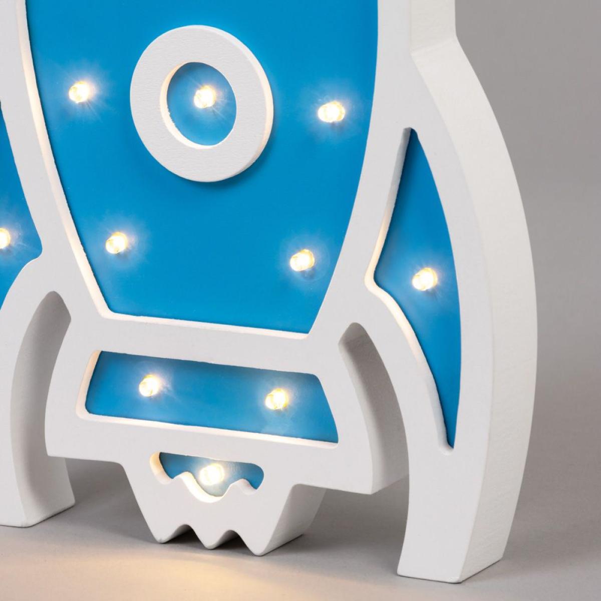Glow Rocket Table Lamp, Blue – image 5