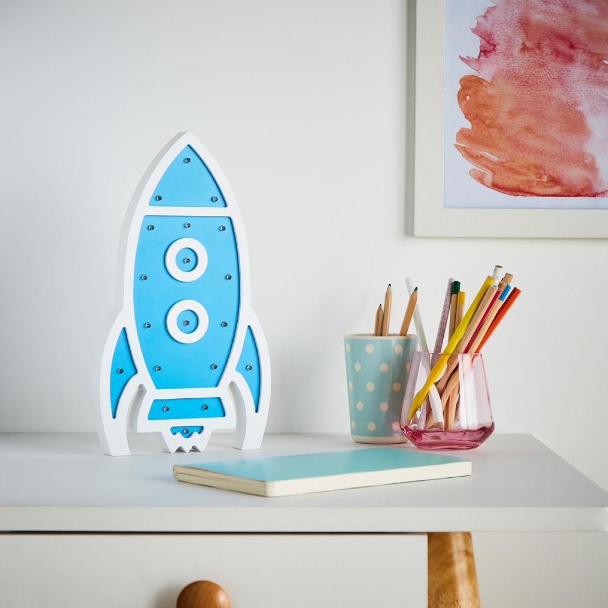 Glow Rocket Table Lamp, Blue – image 6