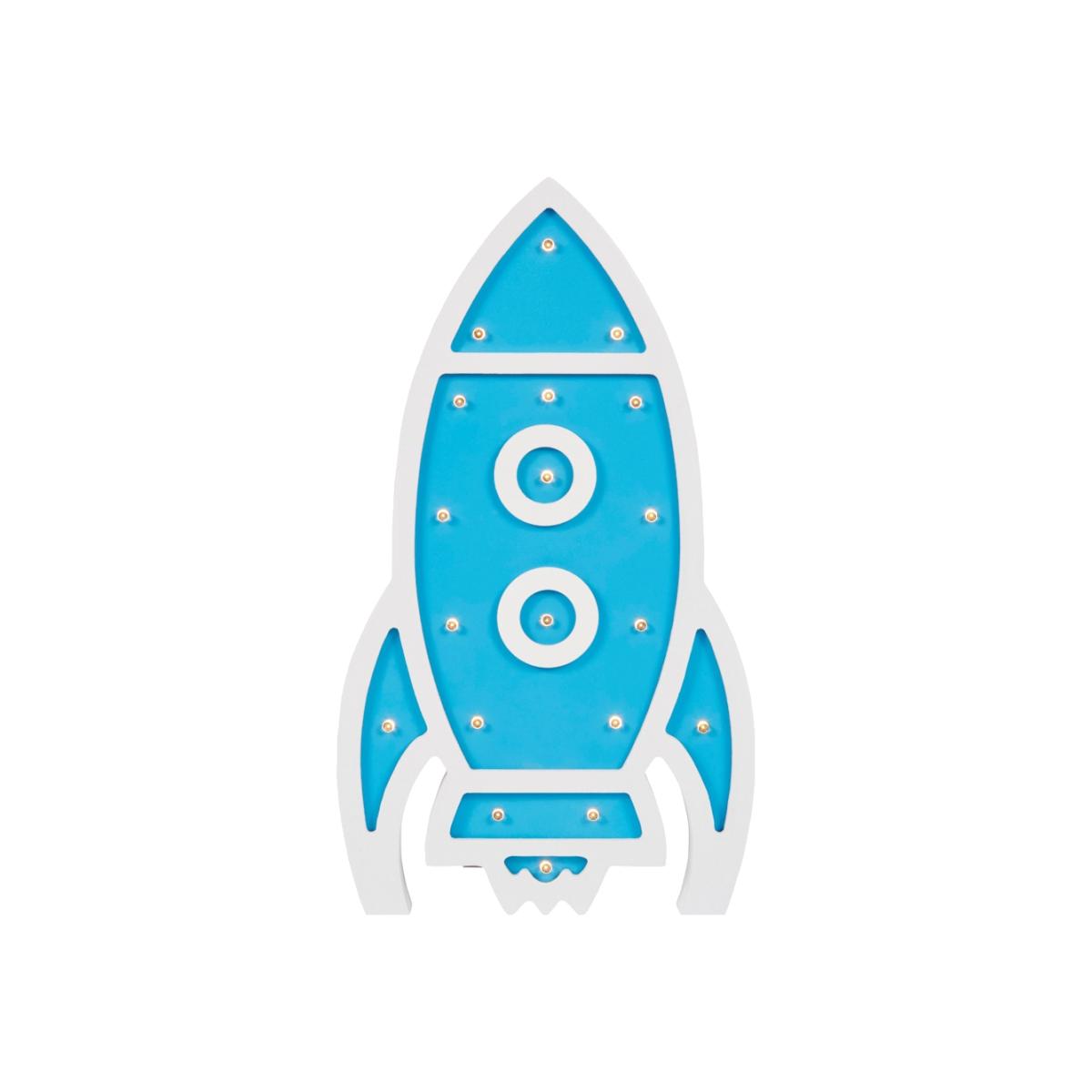 Glow Rocket Table Lamp, Blue – image 1