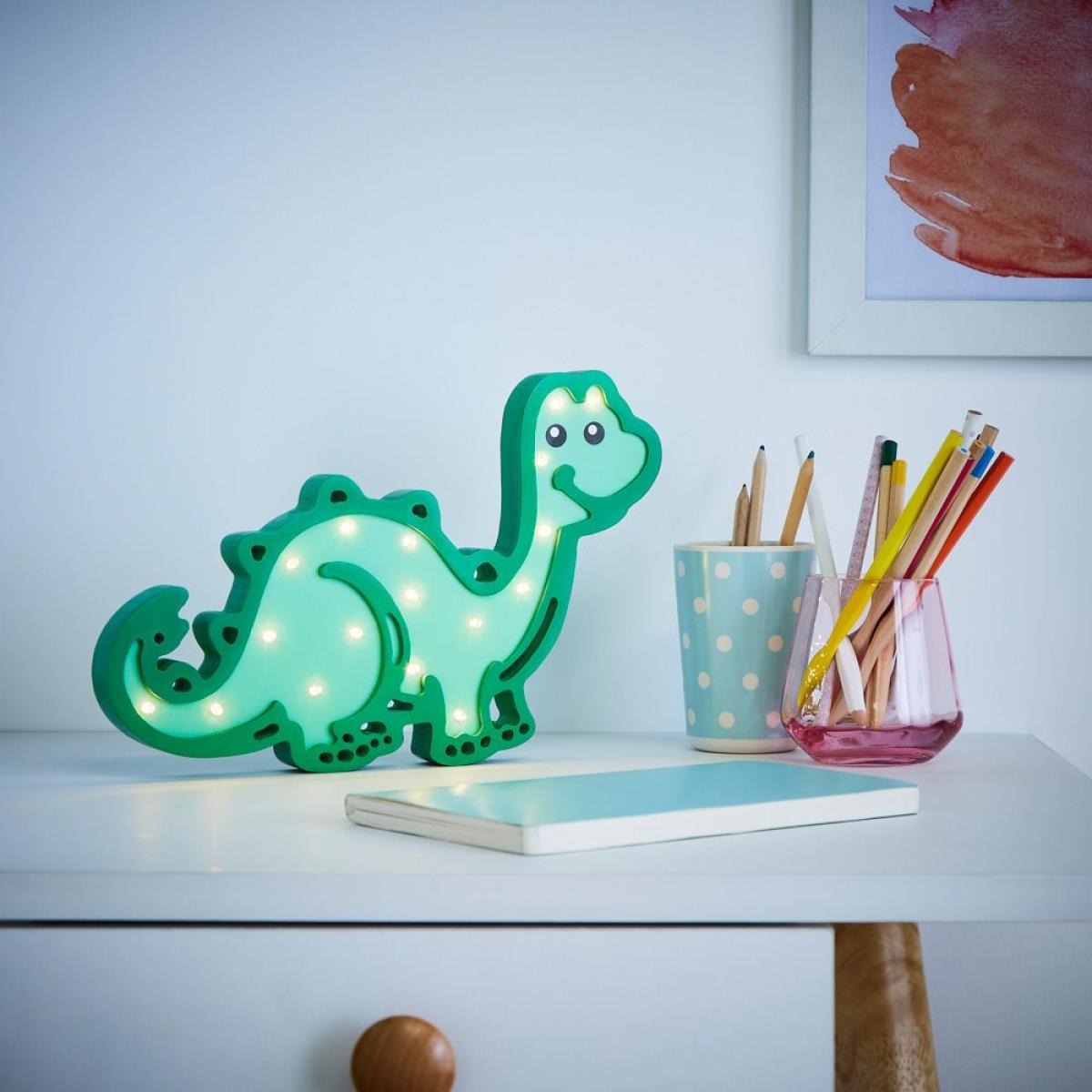 Glow Dinosaur Table Lamp, Green – image 2