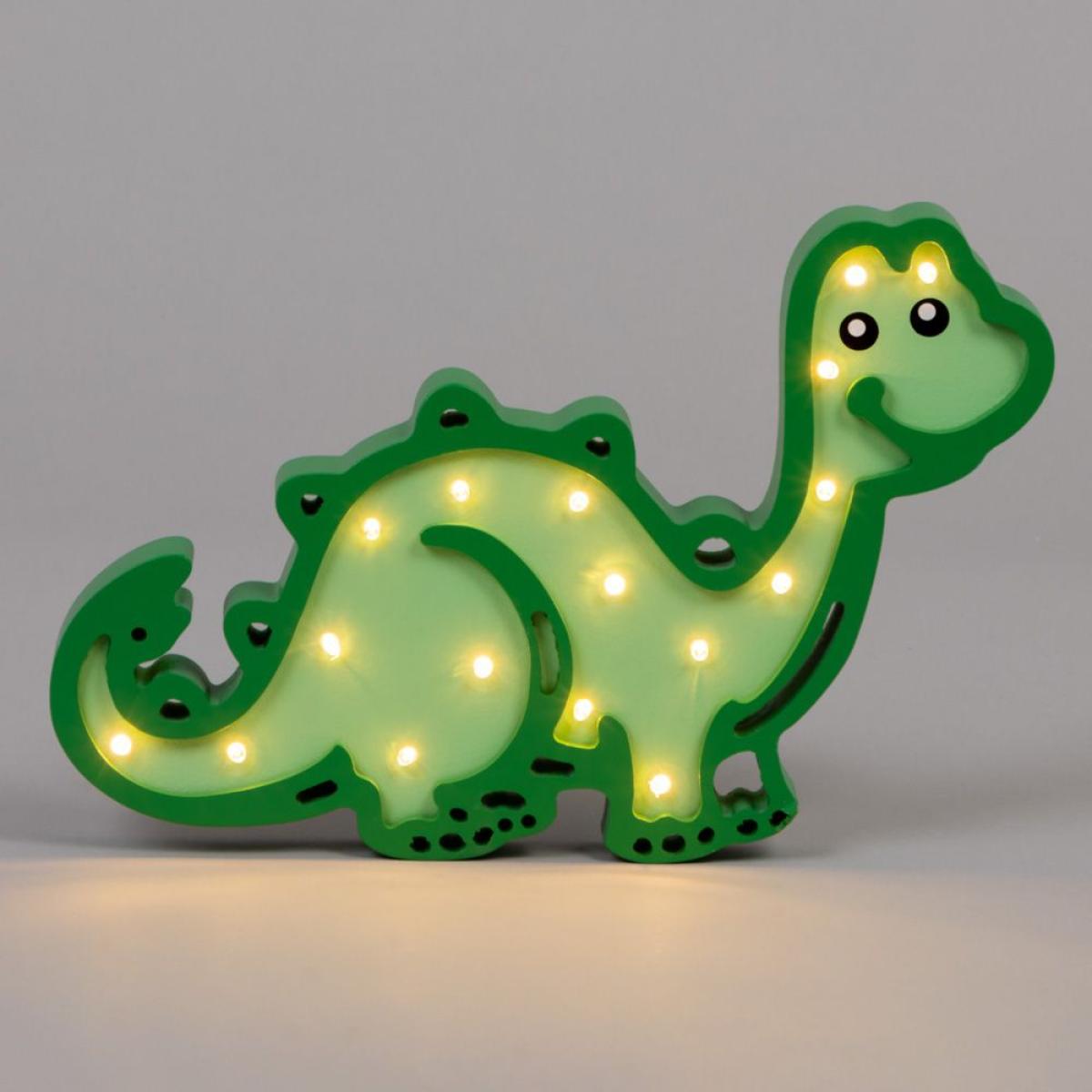 Glow Dinosaur Table Lamp, Green – image 3