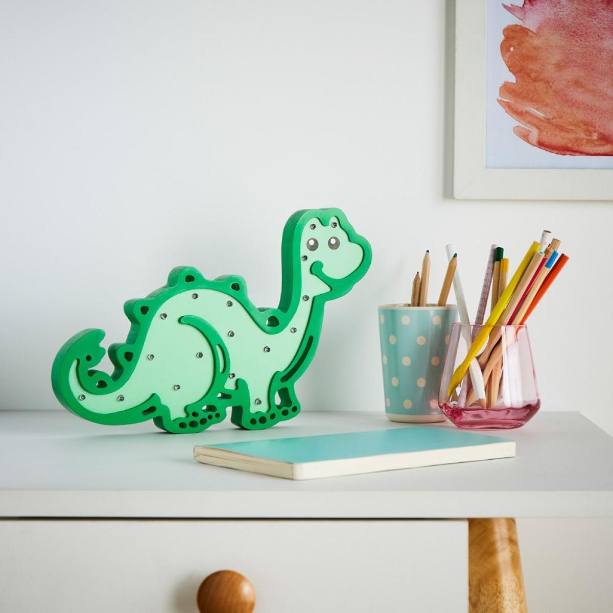 Glow Dinosaur Table Lamp, Green – image 6