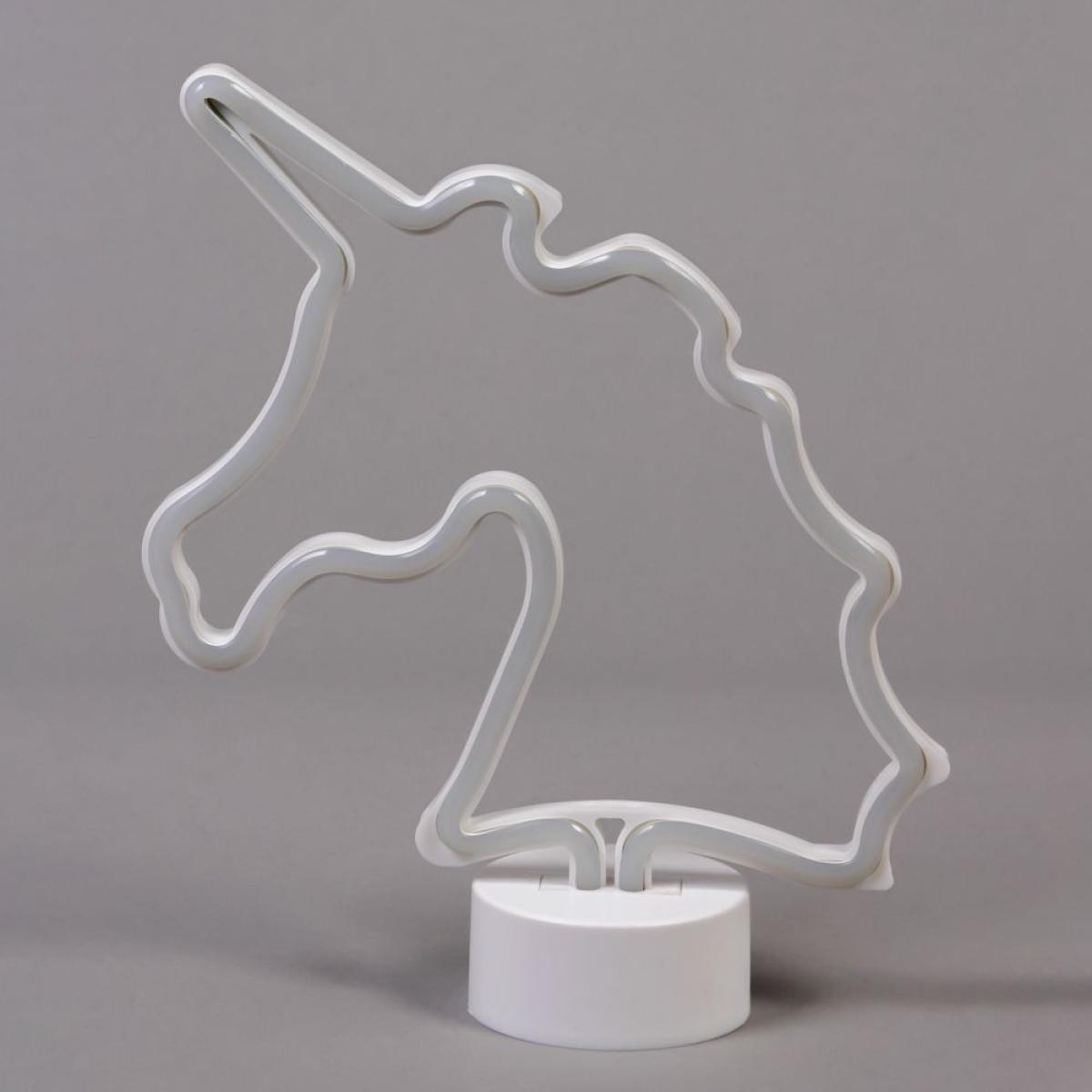 Glow Unicorn Neon Table Lamp, Pink – image 4