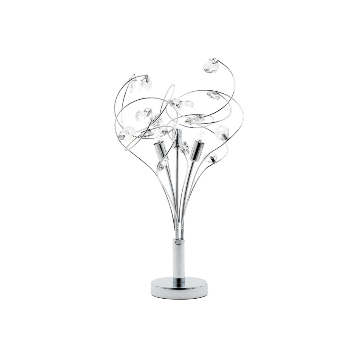 Othello Table Lamp, Chrome – image 1