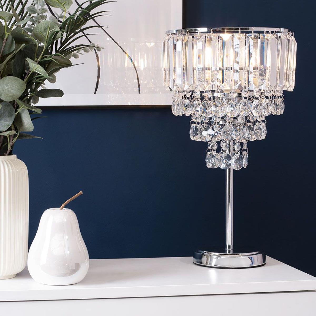 Paladina Table Lamp, Chrome – image 2