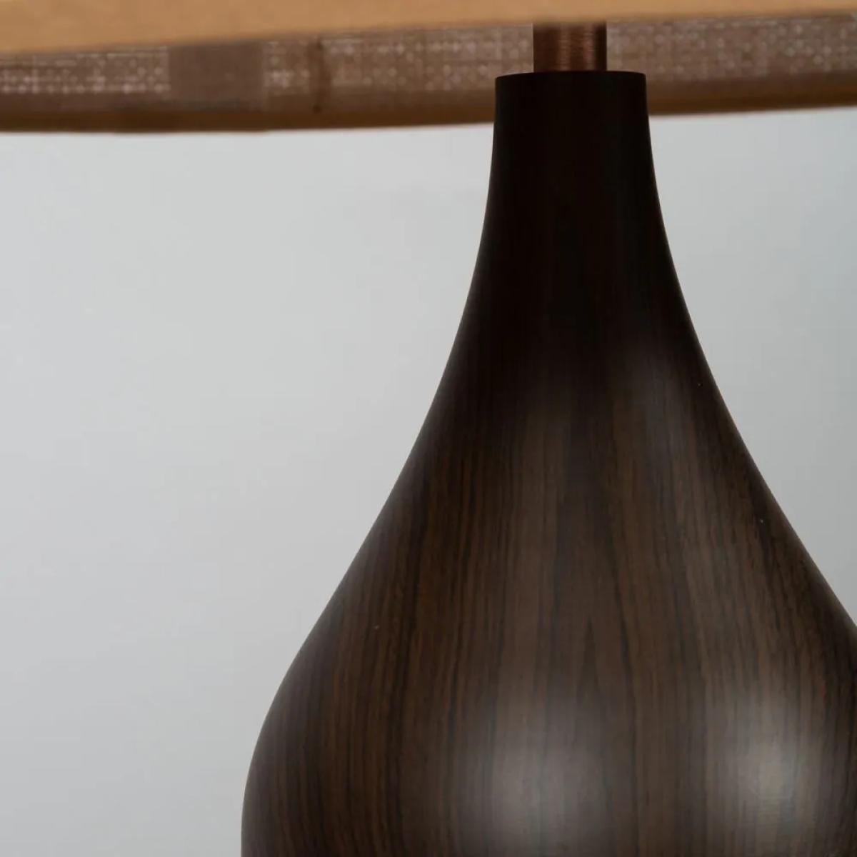 Eva Wooden Base Table Lamp, Natural – image 5