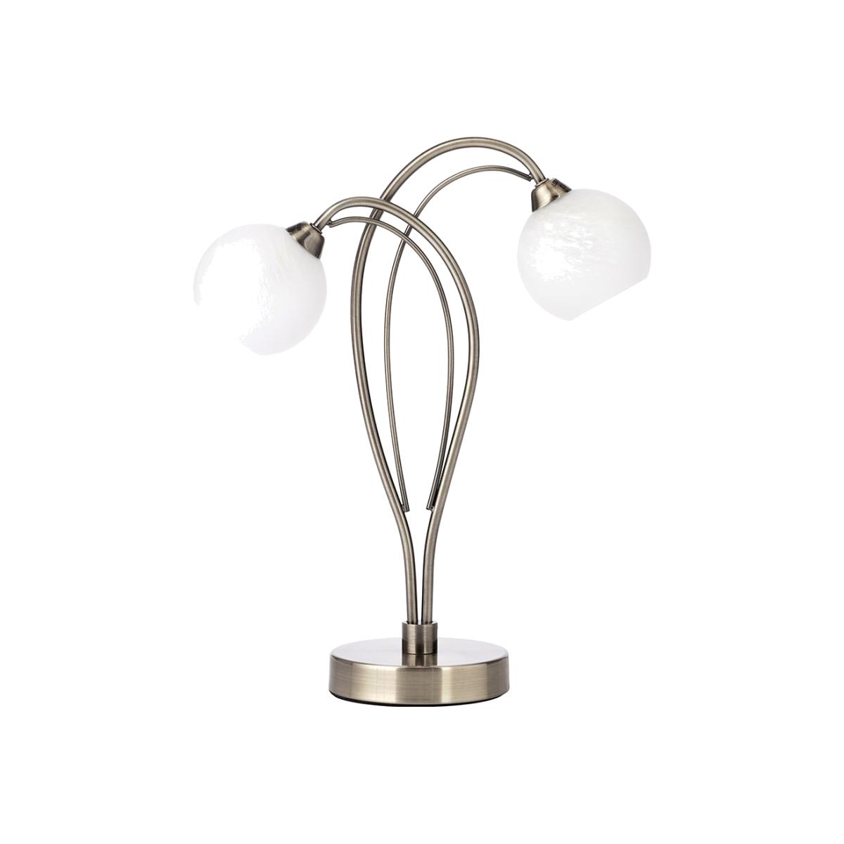 Soni Table Lamp, Antique Brass – image 1