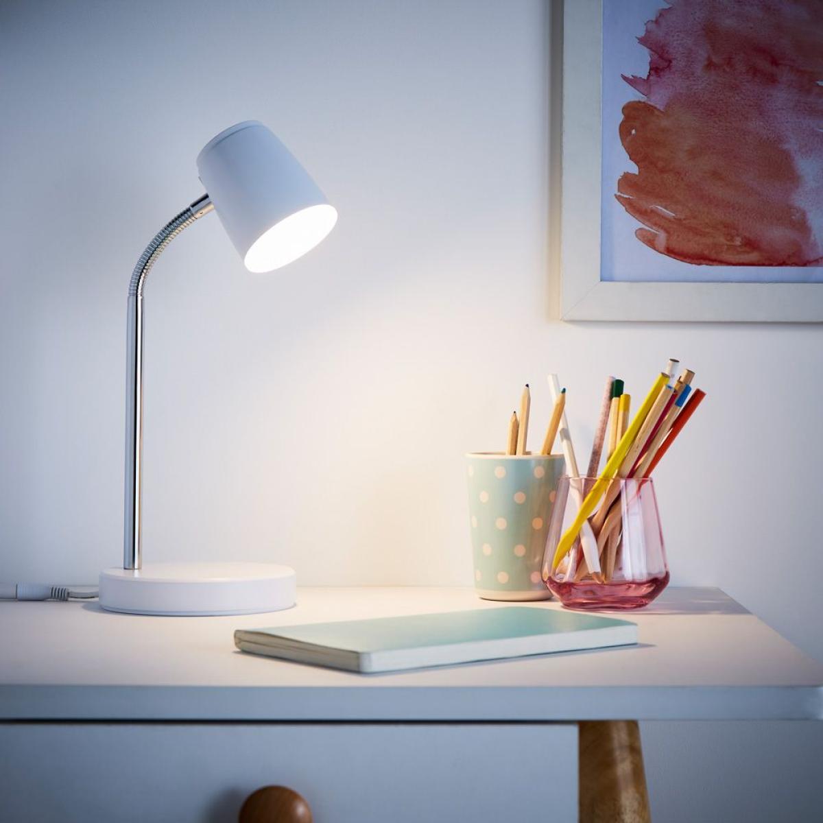 Glow LED Task Lamp, White – image 2