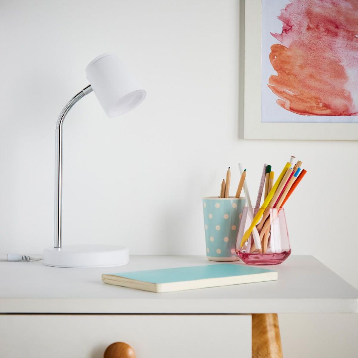 Glow LED Task Lamp, White – image 6