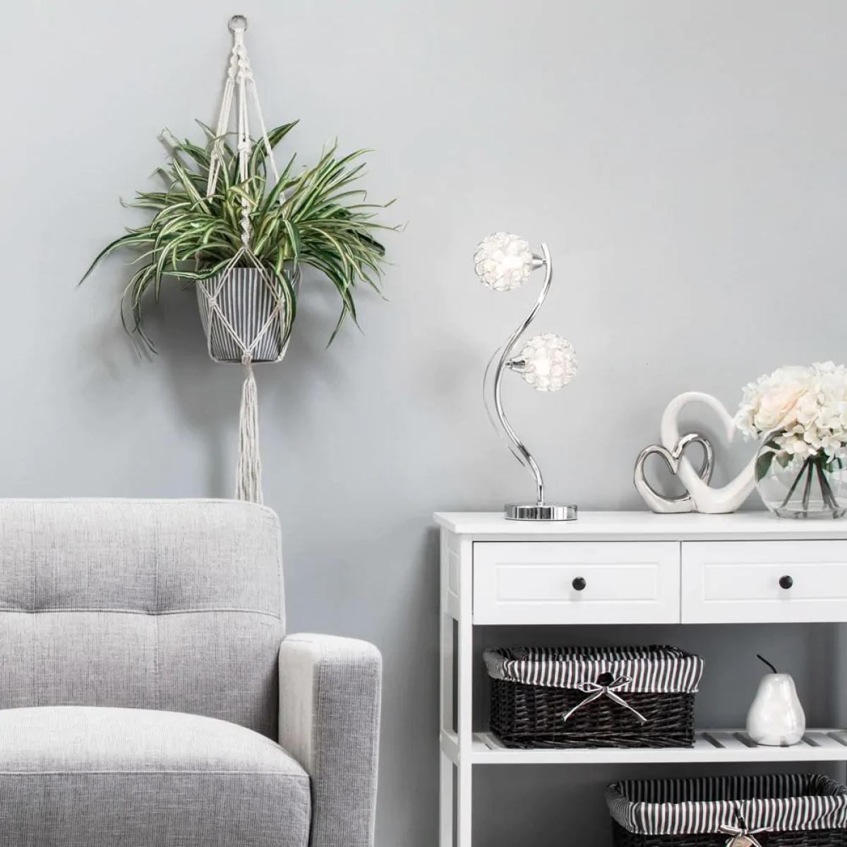 Orianna Table Lamp, Chrome – image 2