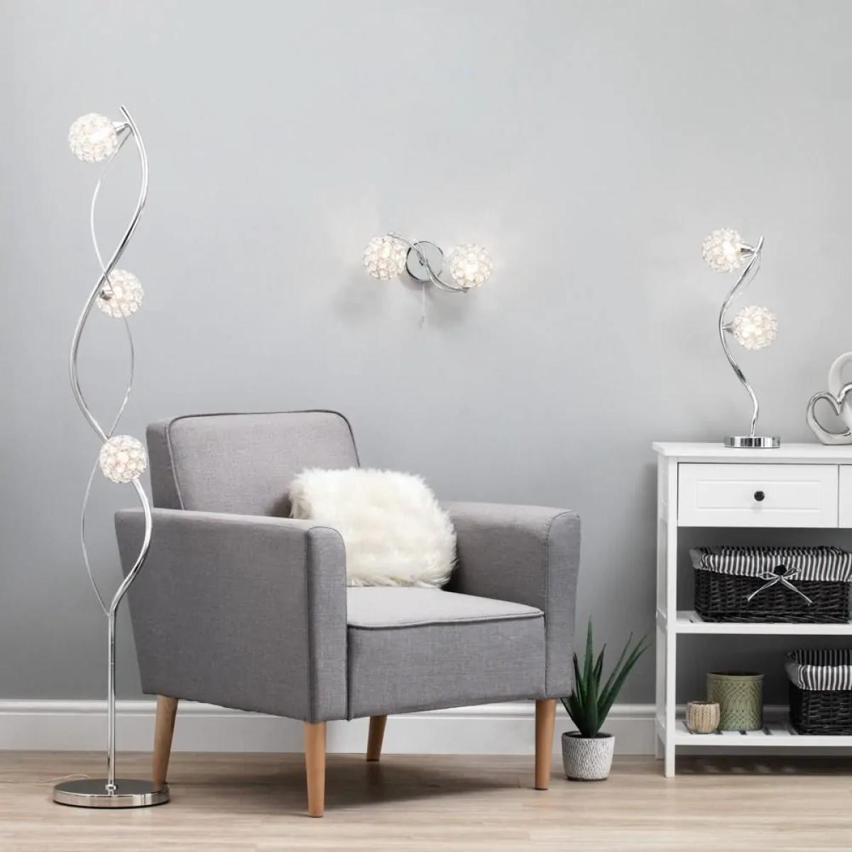 Orianna Table Lamp, Chrome – image 8
