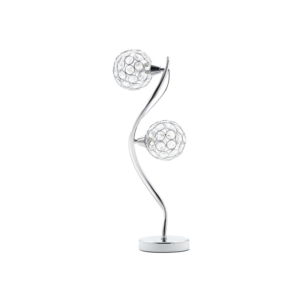 Orianna Table Lamp, Chrome – image 1