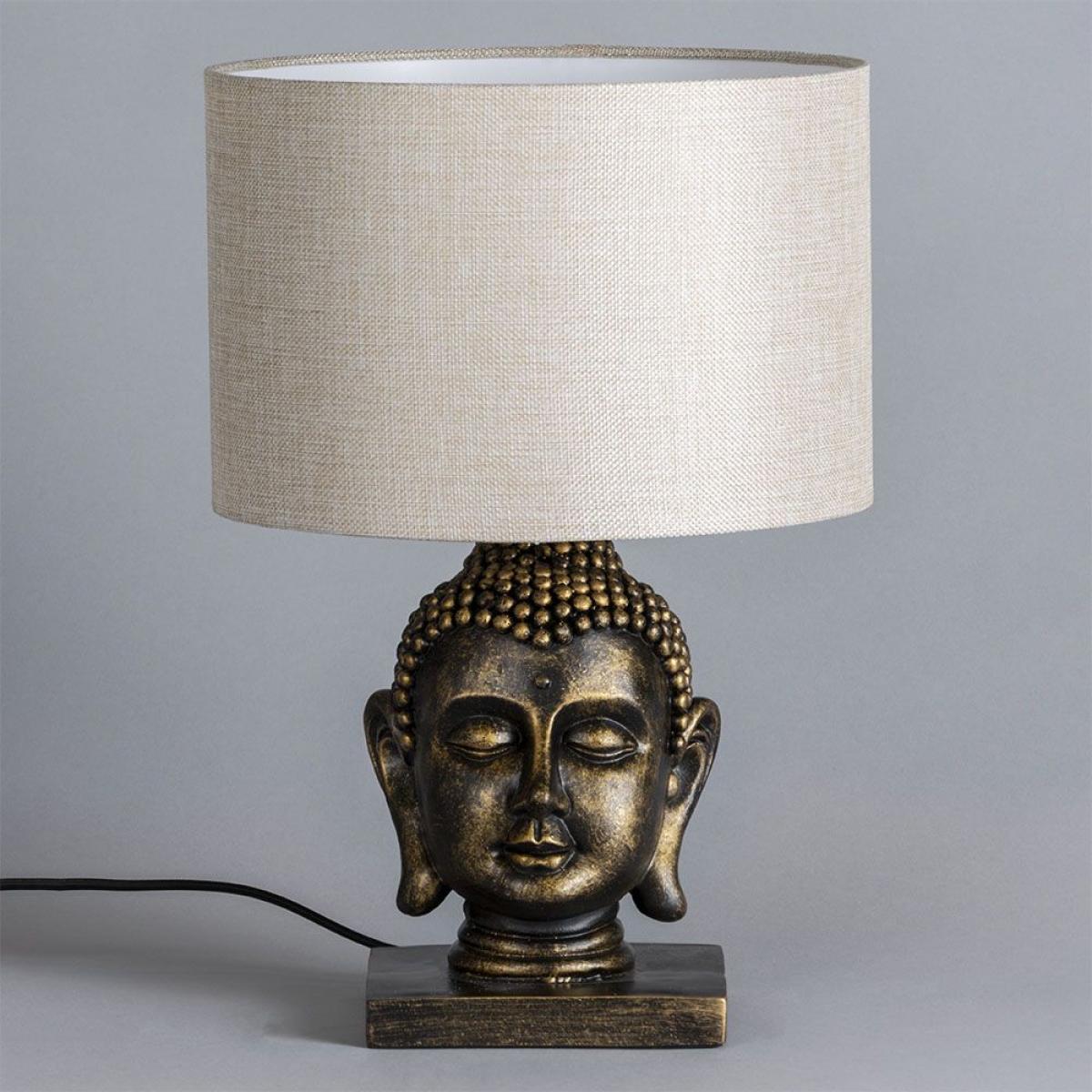 Buddha Table Lamp, Gold – image 3