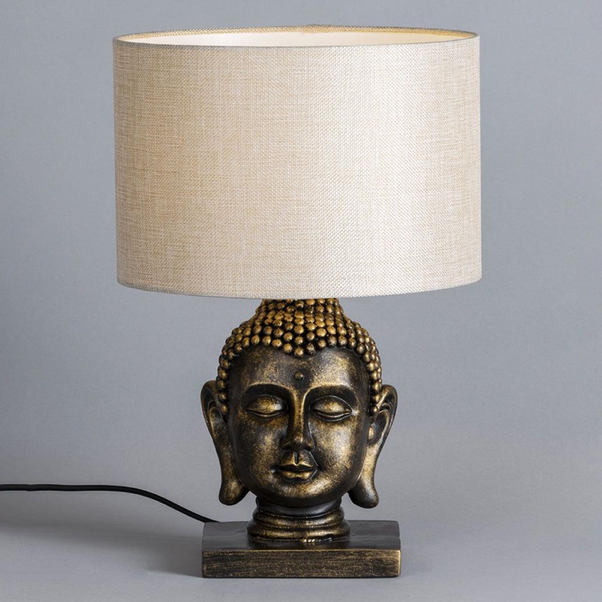 Buddha Table Lamp, Gold – image 4