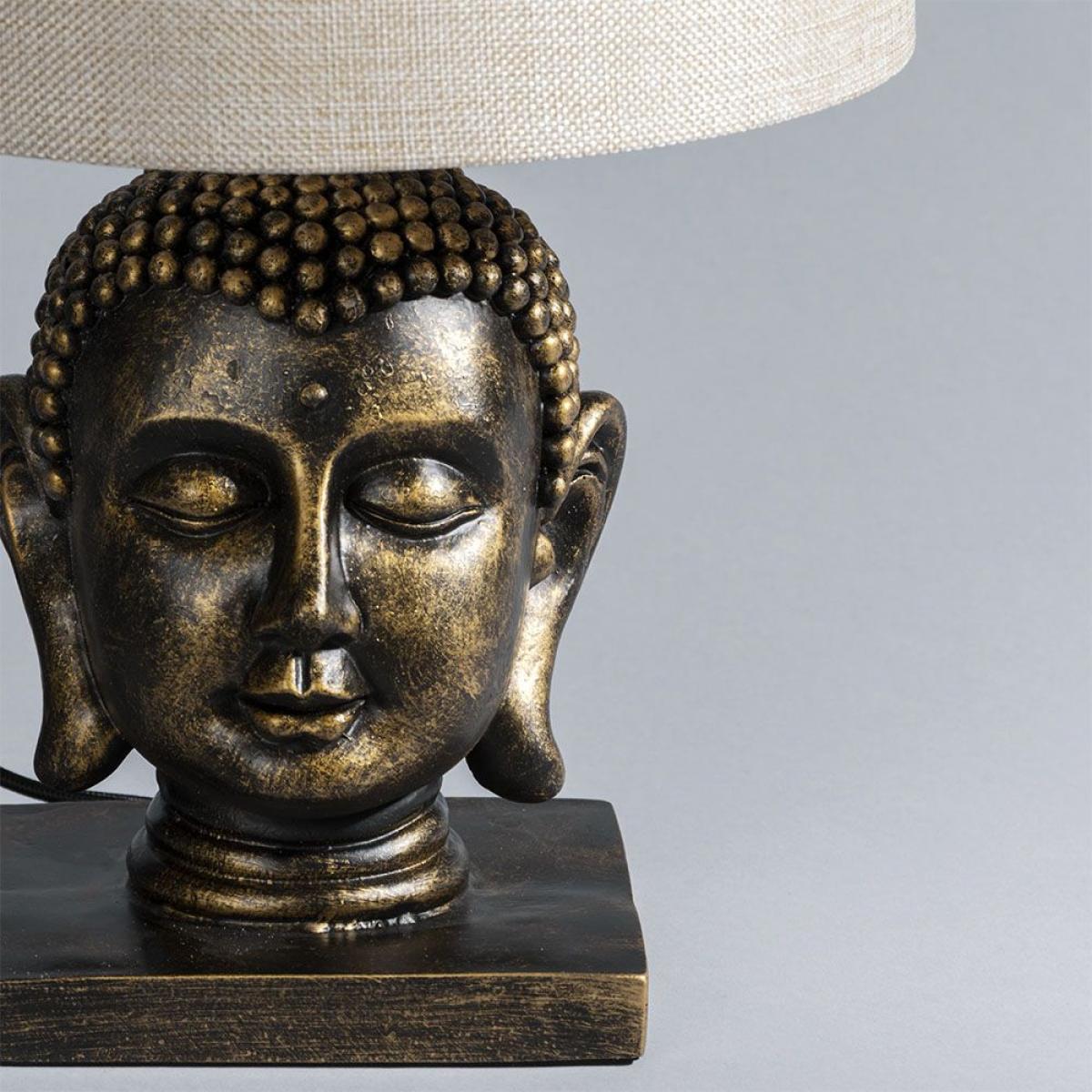 Buddha Table Lamp, Gold – image 5