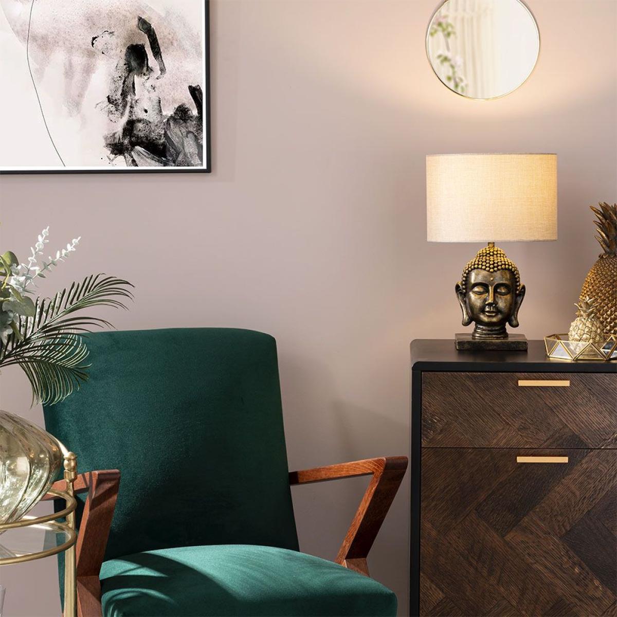 Buddha Table Lamp, Gold – image 6