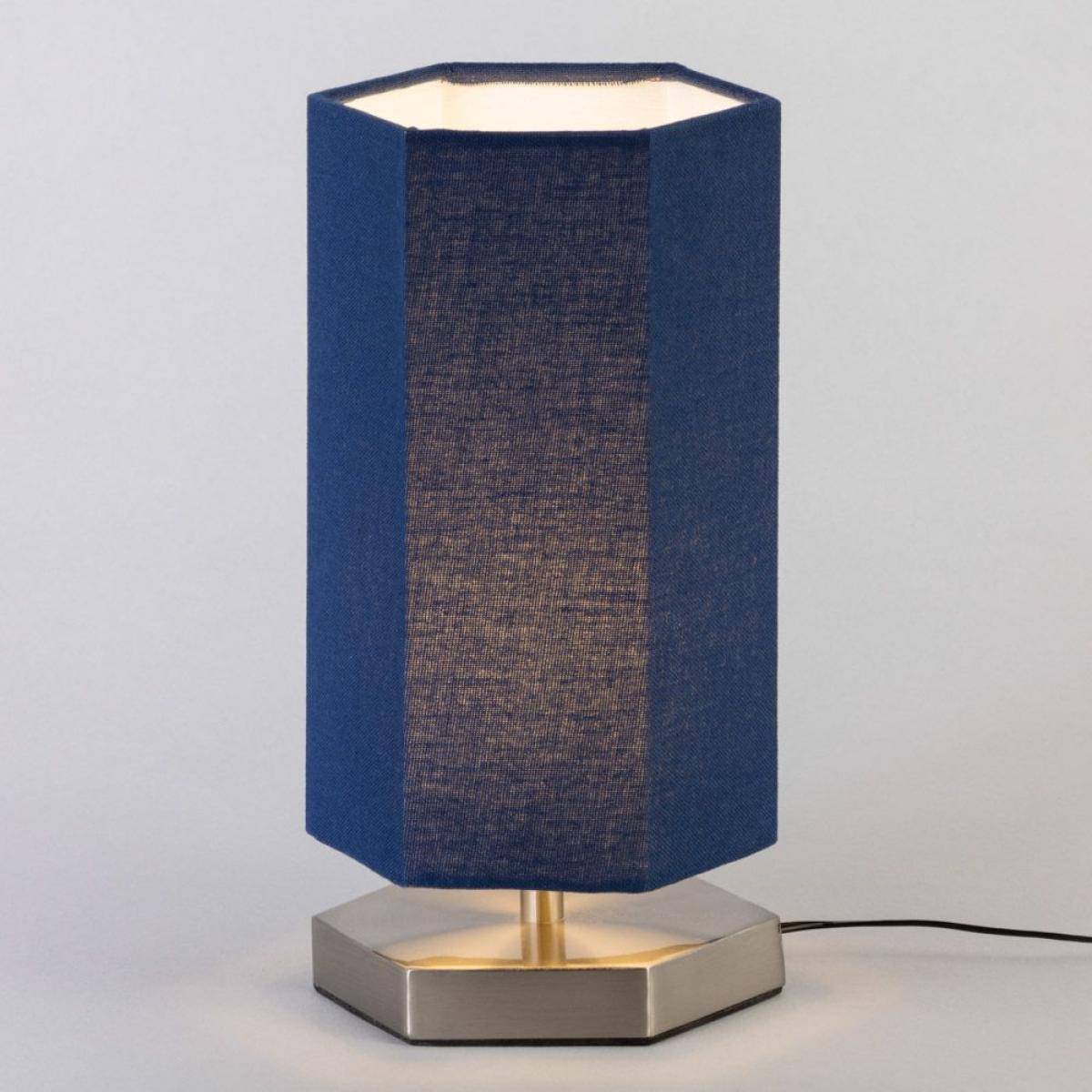 Glow Hexagon Table Lamp, Navy – image 3