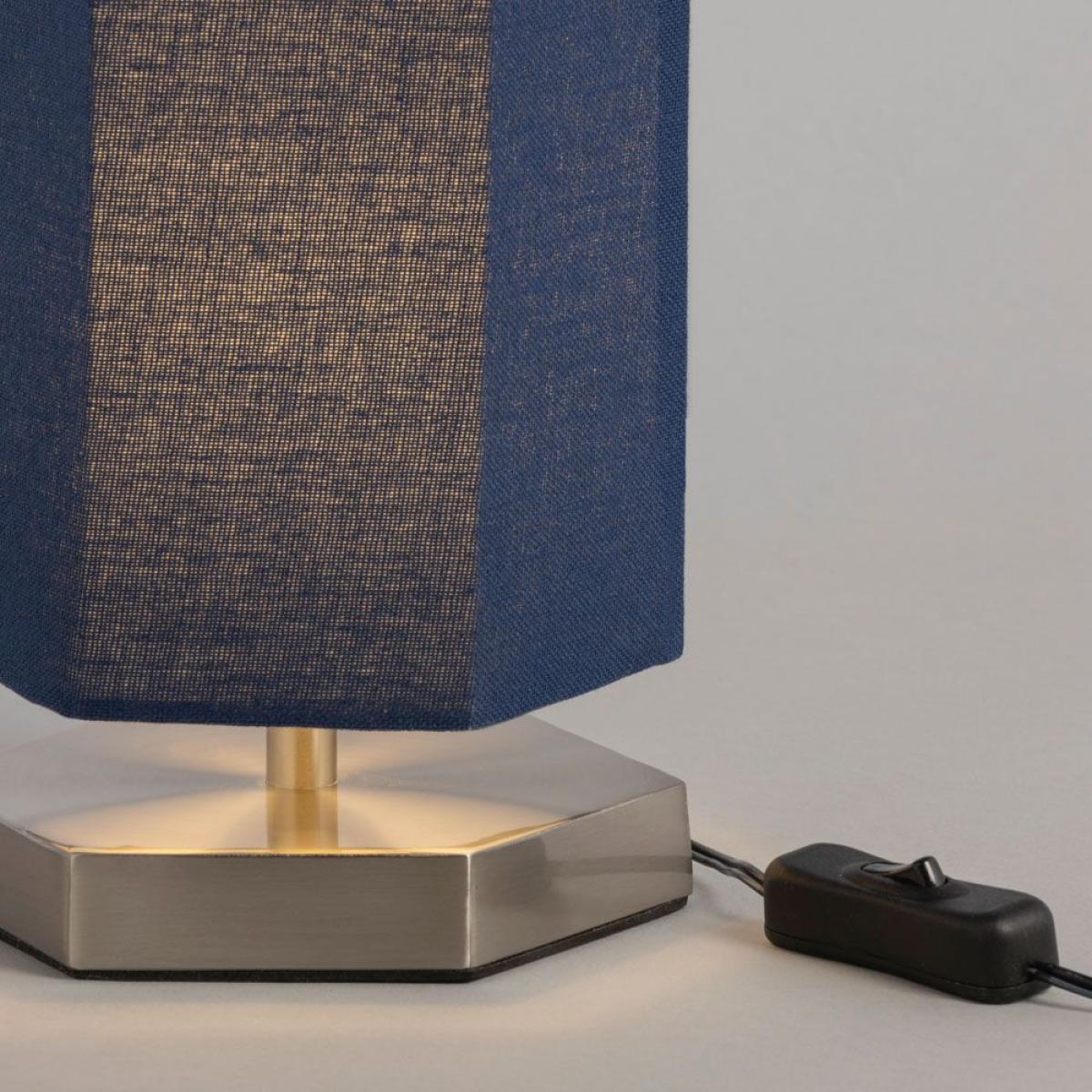 Glow Hexagon Table Lamp, Navy – image 5