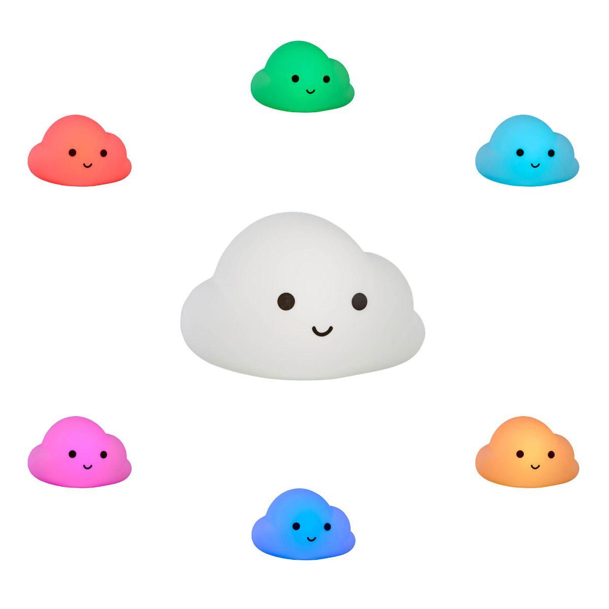 Glow Cloud Colour Changing Night Light, White – image 7