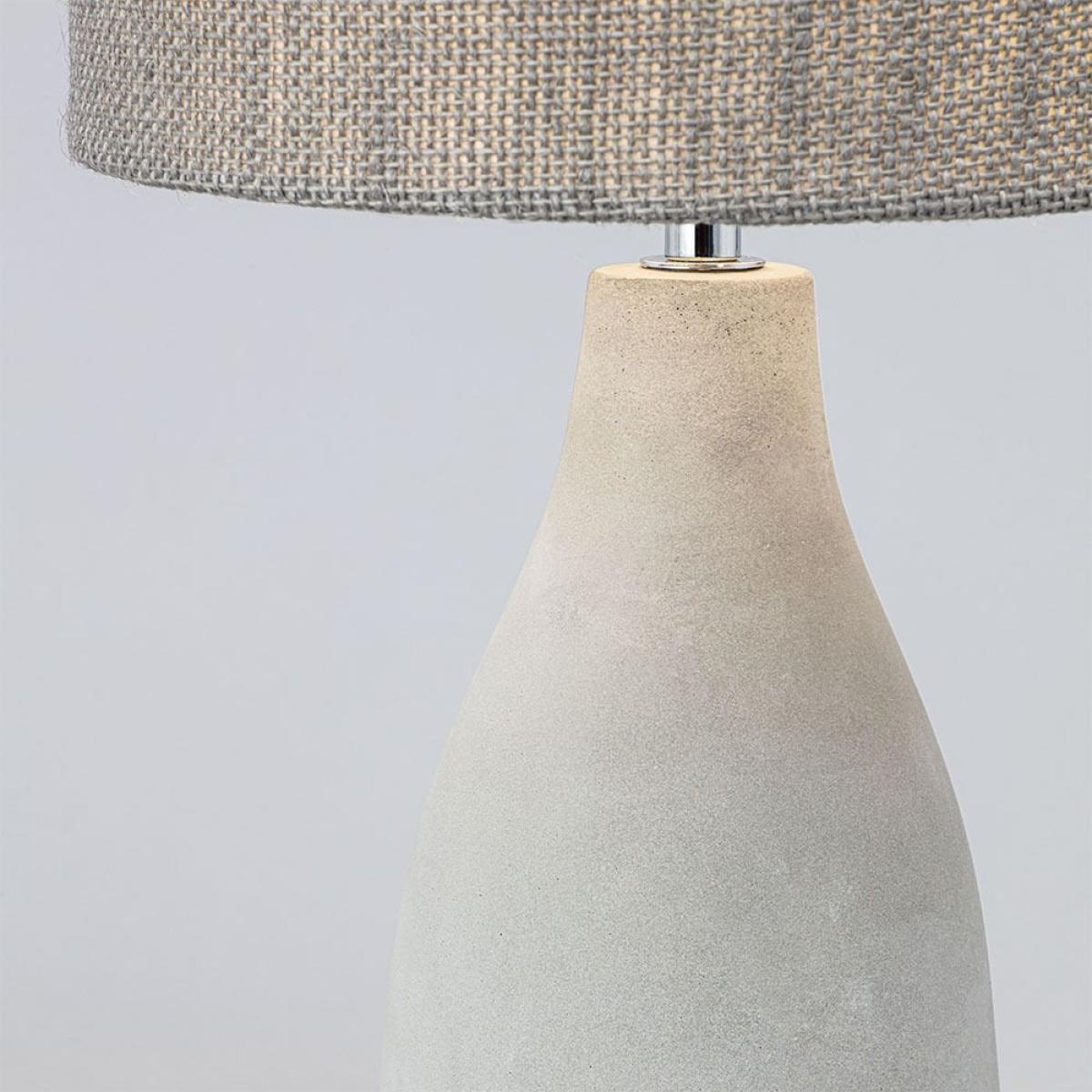 Mini Marcus Concrete Table Lamp, Satin Nickel – image 5