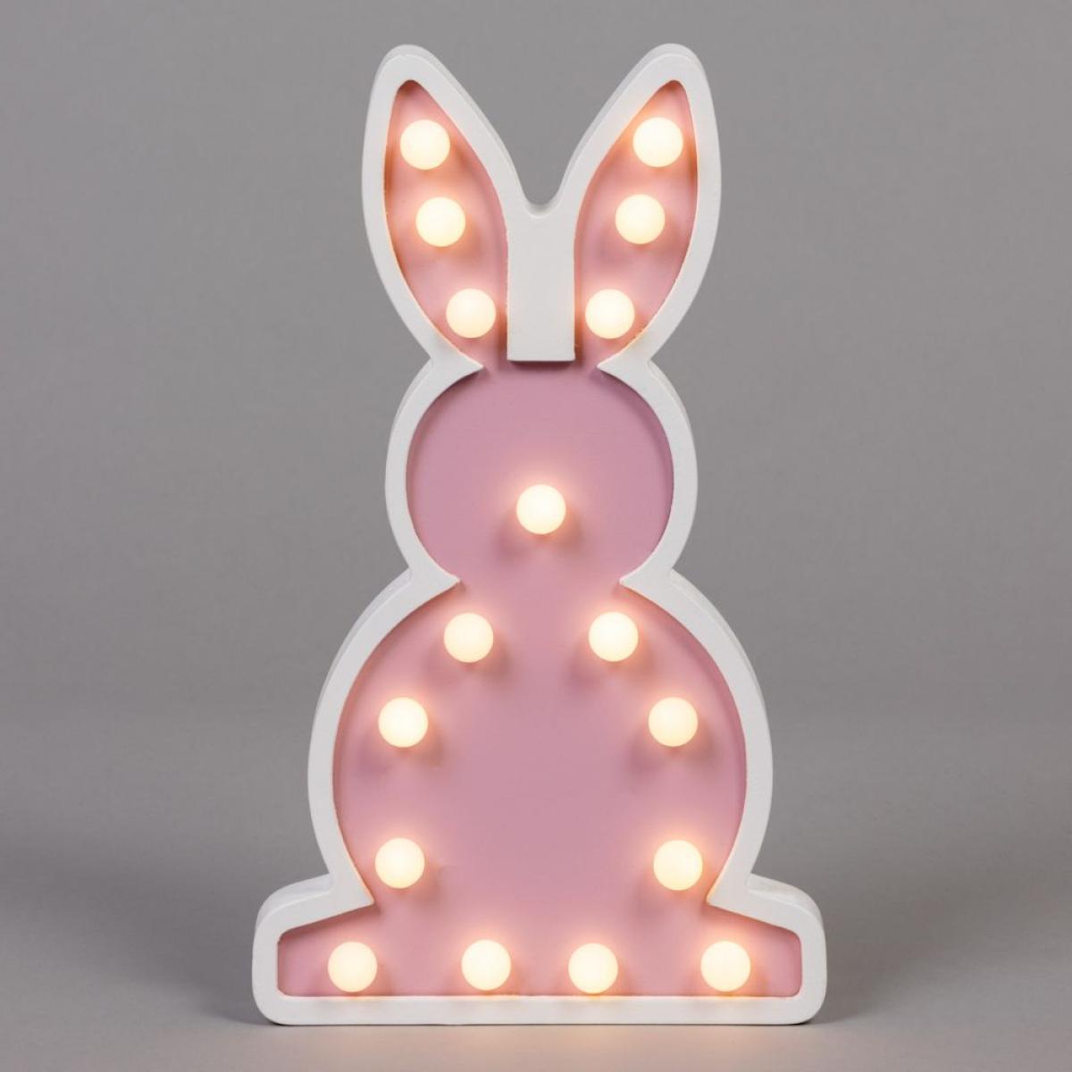 Glow Bunny Table Lamp, Pink – image 3