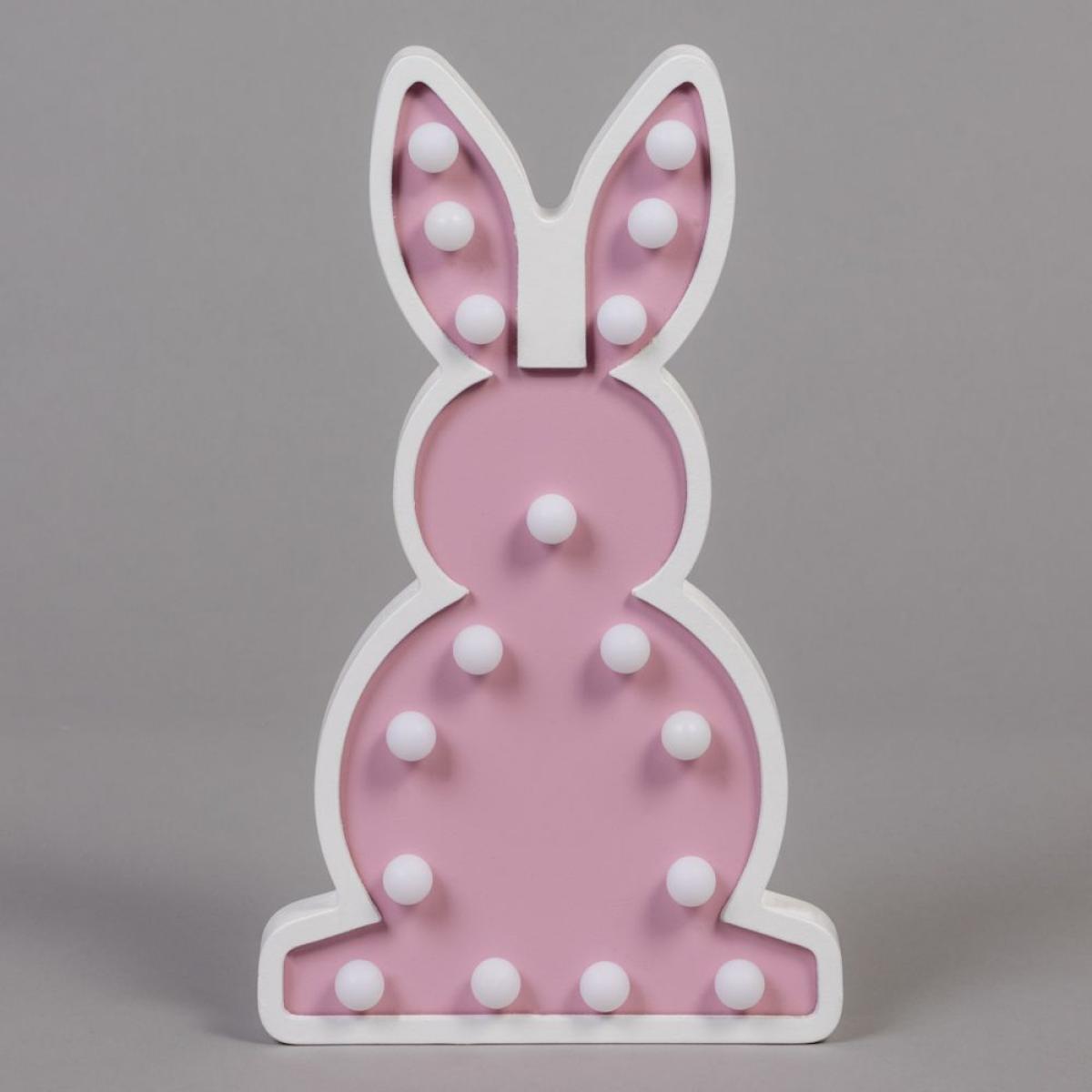 Glow Bunny Table Lamp, Pink – image 4